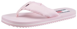 Tommy Jeans Zehentrenner »FLAG EVA BEACH SANDAL«, mit wattierten Bandagen