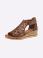 Remonte Keilsandalette, mit floralem Laser-Muster