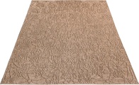 Paco Home Teppich »Rimini 411«, rechteckig, Flachgewebe, Uni Farben, Hoch-Tief Effekt, In- und Outdoor geeignet