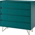 mutoni casual, Kommode matt blau 90x90