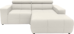DOMO collection Ecksofa »Brandon«, Mit Kopfteilverstellung, auch in Leder