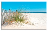 Artland Küchenrückwand »Schöne Sanddüne mit Gräsern und Zaun«