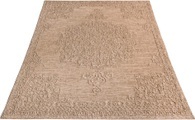 Paco Home Teppich »Rimini 412«, rechteckig, Flachgewebe, Uni Farben, Hoch-Tief Effekt, In- und Outdoor geeignet