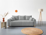 COLLECTION AB Schlafsofa »Yves«, mit Bettkasten und Bettfunktion, 2 Zierkissen inklusive, in Cord