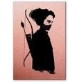 Wall-Art Metallbild »Metallic Mockingjay Metallschild«