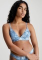 Calvin Klein Swimwear Triangel-Bikini-Top »FIXED TRIANGLE-RP-PRINT«, mit Calvin Klein Markenlabel