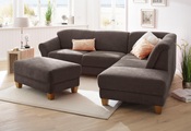 Home affaire Ecksofa »Gotland«, wahlweise mit Sitztiefenverstellung + Bettkasten