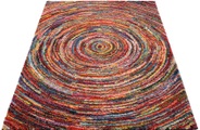 Hochflor-Teppich, »Sixteen Round«, OCI DIE TEPPICHMARKE, rechteckig, Höhe 25 mm, maschinell gewebt