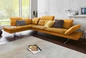exxpo - sofa fashion Ecksofa, inkl. Kopf- bzw. Rückenverstellung und Armteilverstellung