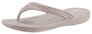 Skechers Zehentrenner »GLITZY«, mit Schmucksteinen besetzt