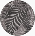 Sanat Teppich »Floral«, rund, 6 mm Höhe, In- und Outdoor geeignet, florales Design, Balkon, Terasse