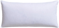 RIBECO Federkissen »Kopfkissen Lara, allergikergeeignetes Kissen, in 40x80 oder 80x80 cm«, Füllung: 90% Federn, 10% Daunen, Bezug: Baumwollgewebe, (1 St.), bietet optimale Stützkraft!