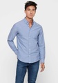 ONLY & SONS Einfarbiges Langarmhemd
