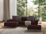 sit&more Ecksofa »Cool«, wahlweise mit Kopfteilverstellung und Vorziehsitz, motorisch, mit silberfarbenen Füssen