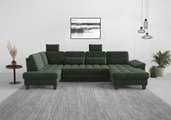 sit&more Wohnlandschaft, wahlweise mit Bettfunktion, Bettkasten, Sitztiefenverstellung