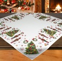 Delindo Lifestyle, Delindo Lifestyle Mitteldecke »Nussknacker«, gedrucktes Design, blickdichter Stoff