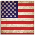 Artland Wandbild »USA Amerikanische Flagge«