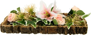Home affaire Holztablett, Lilie/Rose