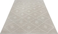freundin Home Collection Designteppich »Kaipa«, rechteckig, 4 mm Höhe, Flachgewebe In und Outdoor geeignet, Makramee Optik, Balkon, Terrasse, Garten, Wohnzimmer, Robust, Pflegeleicht