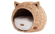 PET & Co. - Katzenhöhle SIMBA - beige - Naturstoff - 42/40/41 cm