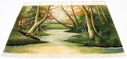morgenland Wandteppich »Bild-Teppich Figurativ 150 x 100 cm«, rechteckig, 0,7 mm Höhe, Unikat mit Zertifikat
