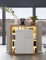 INOSIGN Highboard »Gwendolyn«, trendiges pflegeleichtes Design, Beleuchtung optional, vielseitig kombinierbar