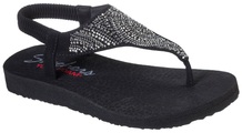 Zehentrenner Sandale Mitobuckmaterial schwarz