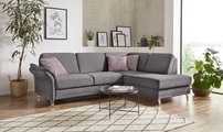 sit&more Ecksofa »Clio V«, wahlweise mit Bettfunktion und Bettkasten, inklusive Federkern