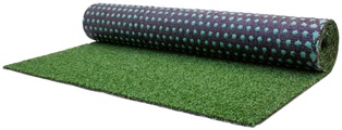 Primaflor-Ideen in Textil Kunstrasen »WIMBLEDON«, rechteckig, 7 mm Höhe, Rasenteppich, mit Noppen, strapazierfähig, wasserfest, UV-beständig, witterungsbeständig, In- und Outdoor geeignet, ideal für Balkon & Terrasse
