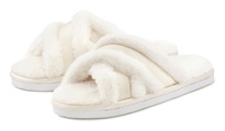 VIVANCE DREAMS, Vivance Dreams Hausschuh, Pantolette mit raffinierter Kreuzbandage VEGAN
