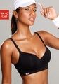 H.I.S, H.I.S Sport-BH, mit Push-up-Kissen, für leichte Belastbarkeit, Basic Dessous