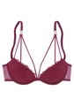 LASCANA Push-up-BH, aus Spitze mit hübscher Bändchenoptik, sexy Dessous