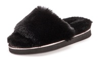 LASCANA Hausschuh, Pantolette mit kuscheligem Fellimitat