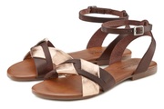 LASCANA Sandale, aus Leder