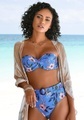 s.Oliver Bügel-Bandeau-Bikini-Top »Maya«, mit floralem Design und Wickel-Optik