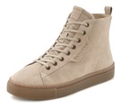 Elbsand Stiefelette, Sneaker High-Top zum Schnüren aus weichem Leder im Casual-Look