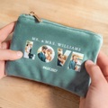 Kleine Kosmetiktasche Samt Grün zum Muttertag