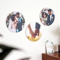 smartphoto, Runde Fotokacheln - Wandkreise auf Forex - 3 Stk.
