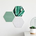 Hexagon Alu-Dibond (5er Set)