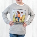 Kinder Sweatshirt Grau gesprenkelt 12 bis 14 Jahre