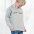 Kinder Sweatshirt Grau gesprenkelt 3 bis 4 Jahre