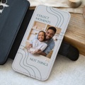 smartphoto, Personalisiertes Samsung Galaxy S24 Ultra Handy Etui selbst gestalten | Farbe Schwarz | Kunstleder mit robustem Kunststoff-Inlay u. Einstecktaschen