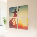 Fotowand Forex Galerie 3 Felder Triptychon