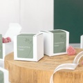 Partybox Weiss mit Sticker quadratisch - 24 Stk. zur Hochzeit