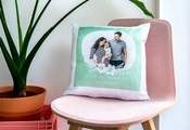 smartphoto, Fotokissen personalisiert (40x40 cm. 1-seitig bedruckt. Polyester. inkl. Füllung)