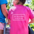 Kinder T-Shirt Pink Rückseite 7 bis 8 Jahre zur Kommunion