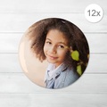 Magnet Button gross - 12 Stk. zu Weihnachten