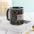 Farbige Tasse Schwarz