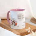 Farbige Tasse Rosa für den Mann oder Freund