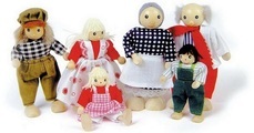 Goki Biege Puppe Bauernfamilie 1, Puppenreihe